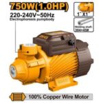 Ingco Water pump 750W(1.0HP) Max.head:52m - Image 2