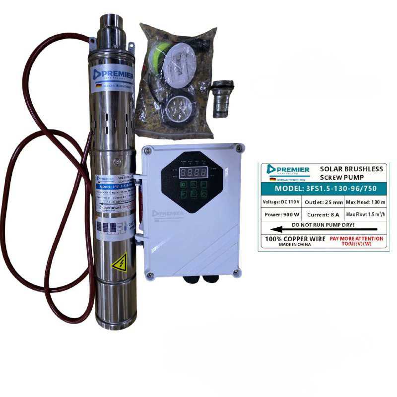 145d112f-2d5f-4998-9286-e7aa5018fdd6.jpg Premier Solar dc submersible pump 130M with pro controller - Image 1