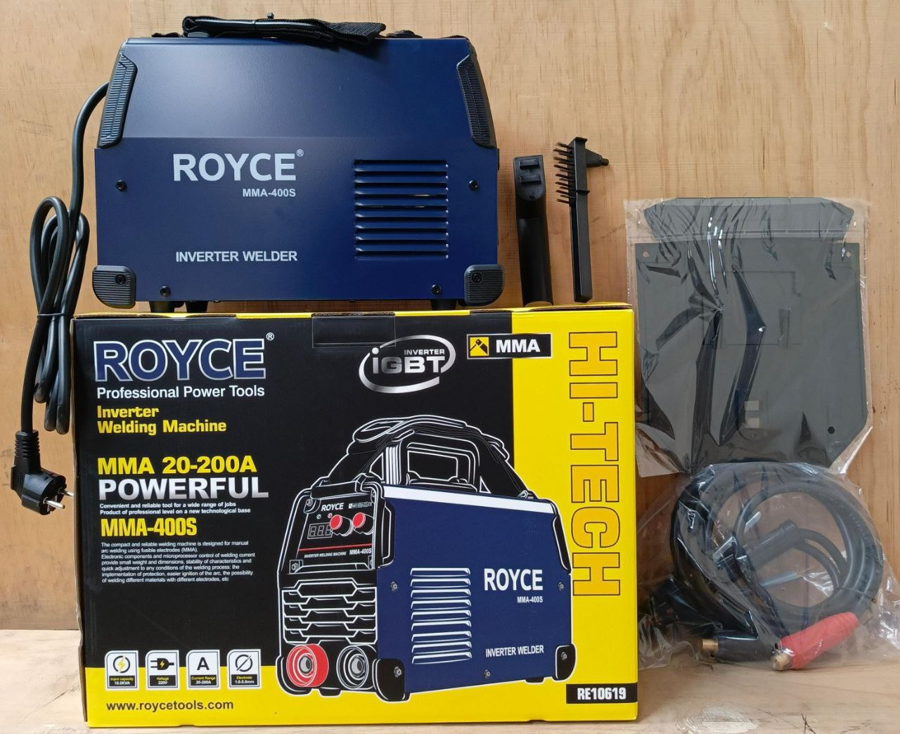 5bfb4d20-e427-4695-9a93-529fb95e6af4.jpg Royce inverter welding machine 400s - Image 1