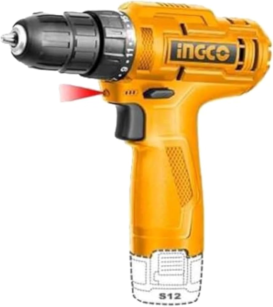 61f5B2f2-1L._AC_UF8941000_QL80_.jpg Ingco Cordless drill Voltage:12V - Image 1